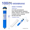 Kit  membrana 100 GPD + 4 filtros osmosis inversa