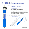 Ricambi osmosi inversa filtri e membrana 100 GPD