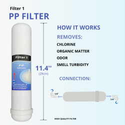 Filtro sedimentos osmosis PP  HP rosca