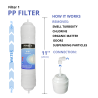 Juego 4 filtros osmosis inversa compacta