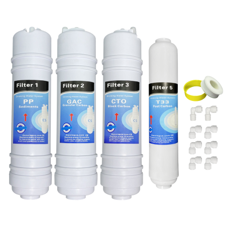 Jeux 4 filtres osmose inverse COMPAC