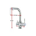 Osmosis domestica compacta RO-75G NT03 Blue con Grifo de 3 Vias