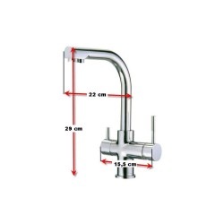 Osmoseur résidentiel compact  N03T  plus-robinet-3-voies