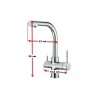 Osmoseur résidentiel compact  N03T  plus-robinet-3-voies